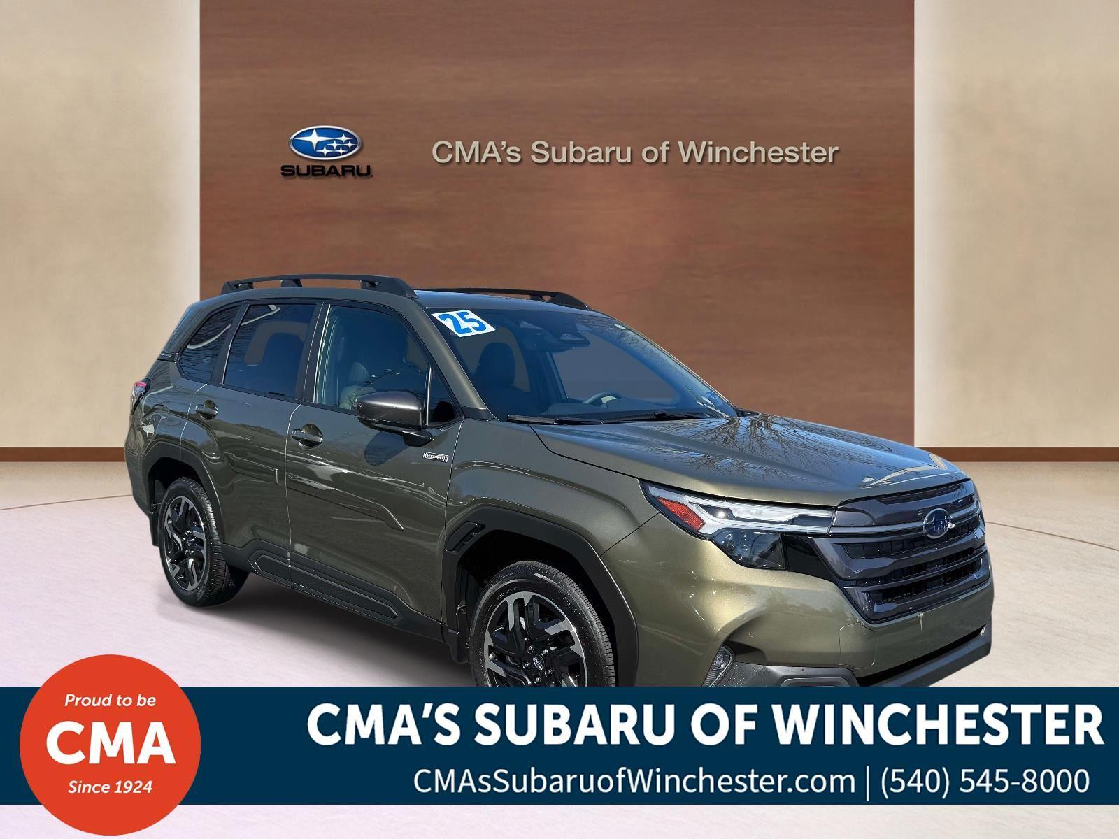 Autumn Green Metallic 2025 Subaru Forester Hybrid Limited AWD SUV / Crossover All-Wheel Drive Continuously Variable Transmission