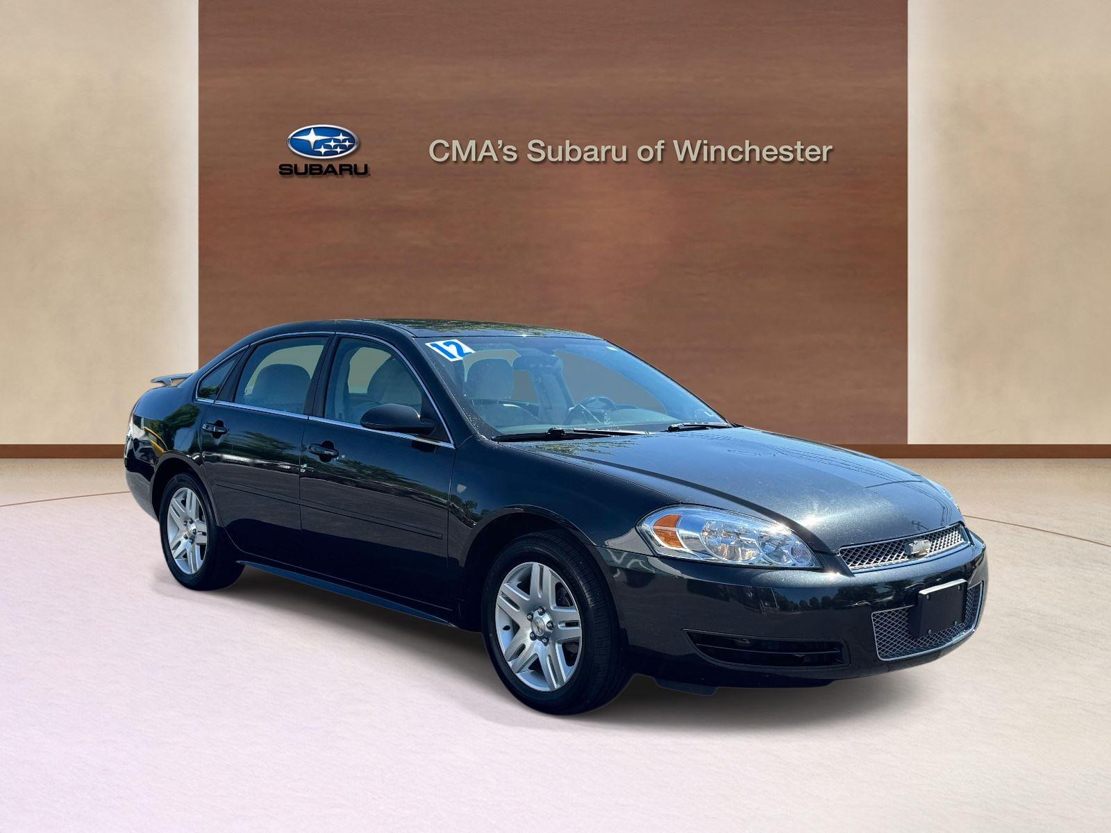 Black Granite Metallic 2012 Chevrolet Impala LT FWD Sedan Front-Wheel Drive 6-Speed Automatic Overdrive