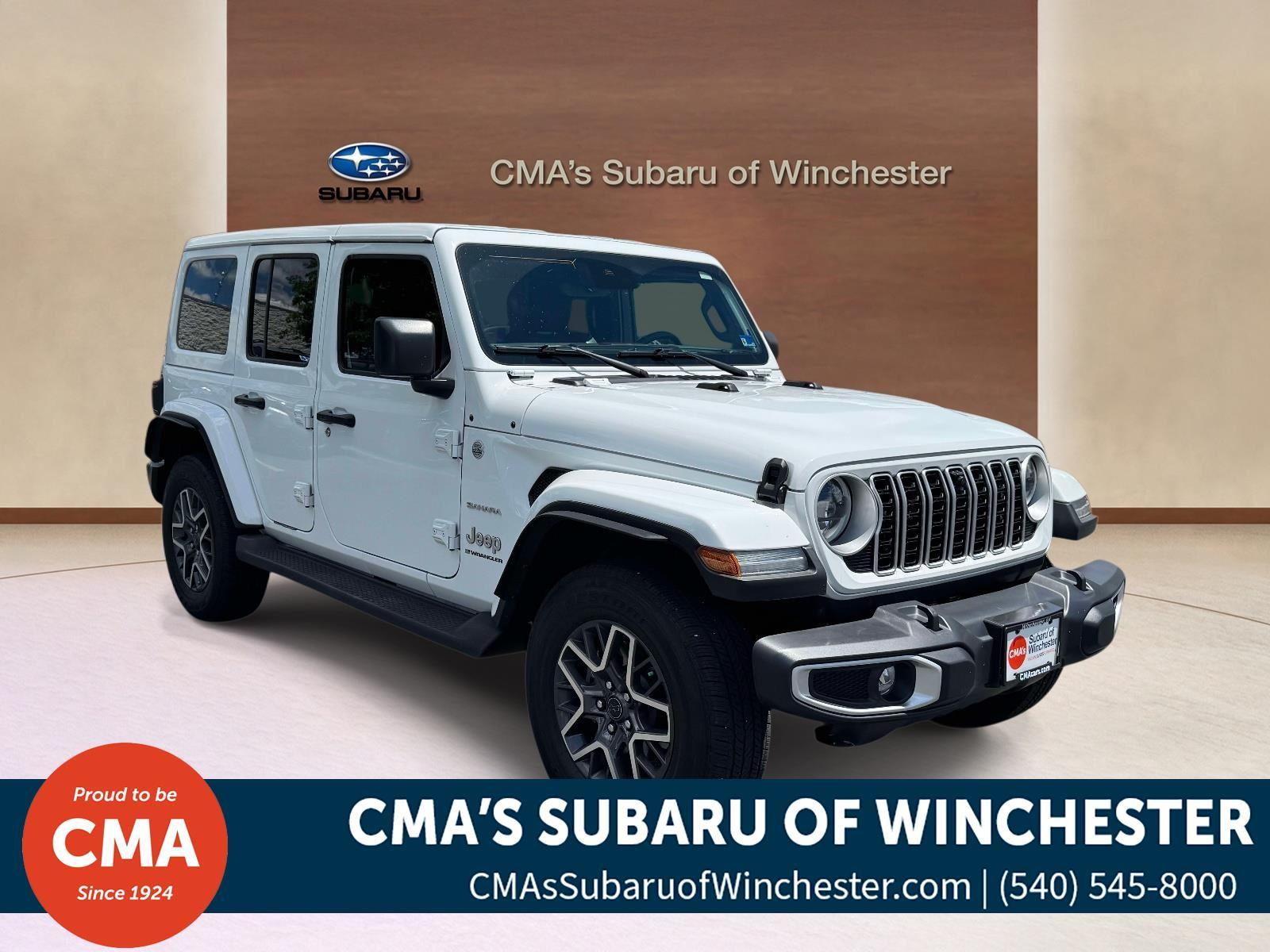 Bright White Clearcoat 2024 Jeep Wrangler SUV / Crossover Four-Wheel Drive 8-Speed Automatic