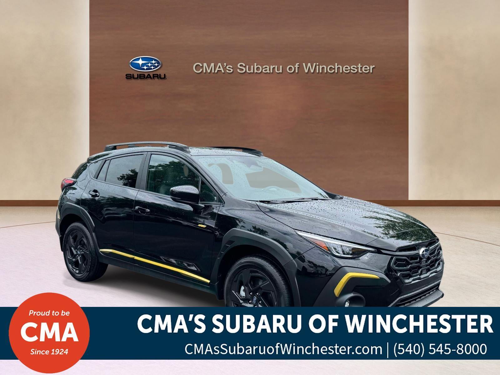 Crystal Black Silica 2025 Subaru Crosstrek SUV / Crossover All-Wheel Drive Continuously Variable Transmission