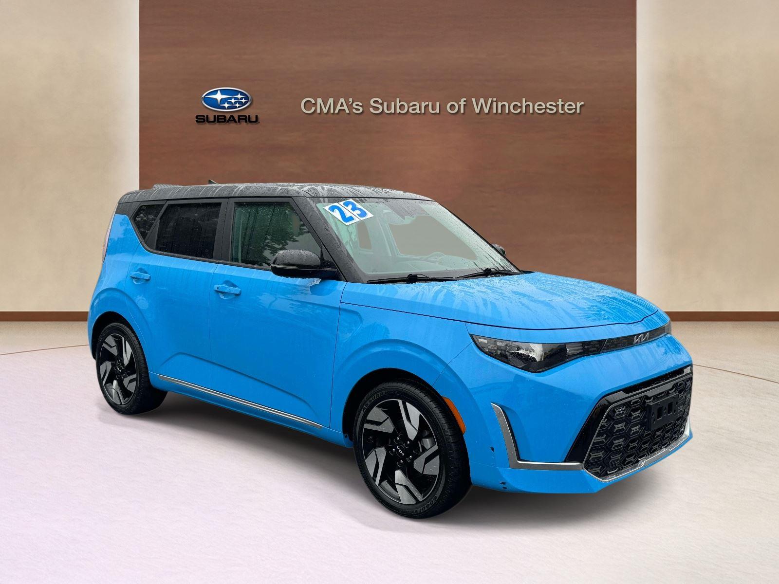 Surf Blue/Black Roof 2023 Kia Soul SUV / Crossover Front-Wheel Drive Continuously Variable Transmission