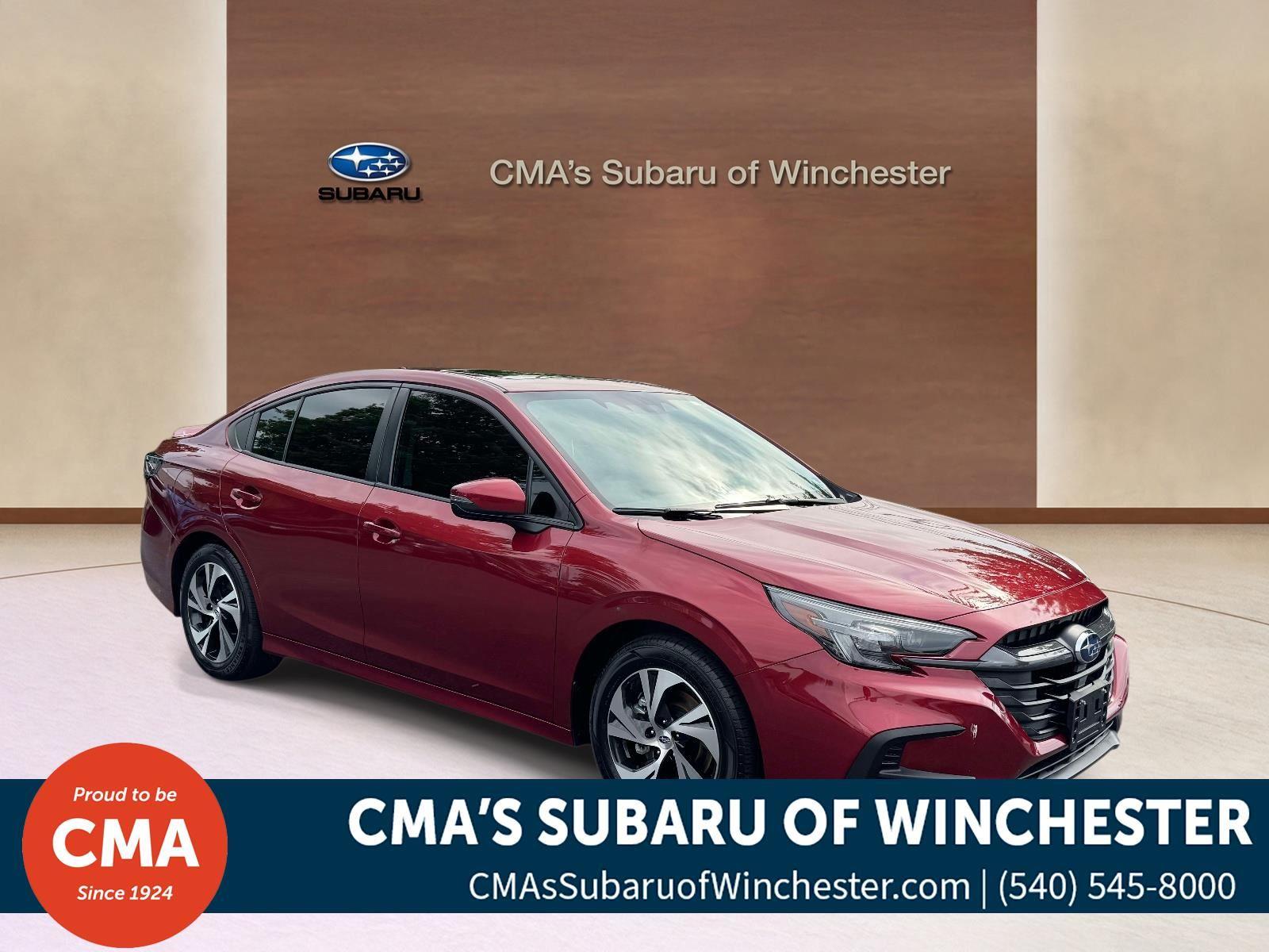Crimson Red Pearl 2023 Subaru Legacy Sedan All-Wheel Drive Continuously Variable Transmission