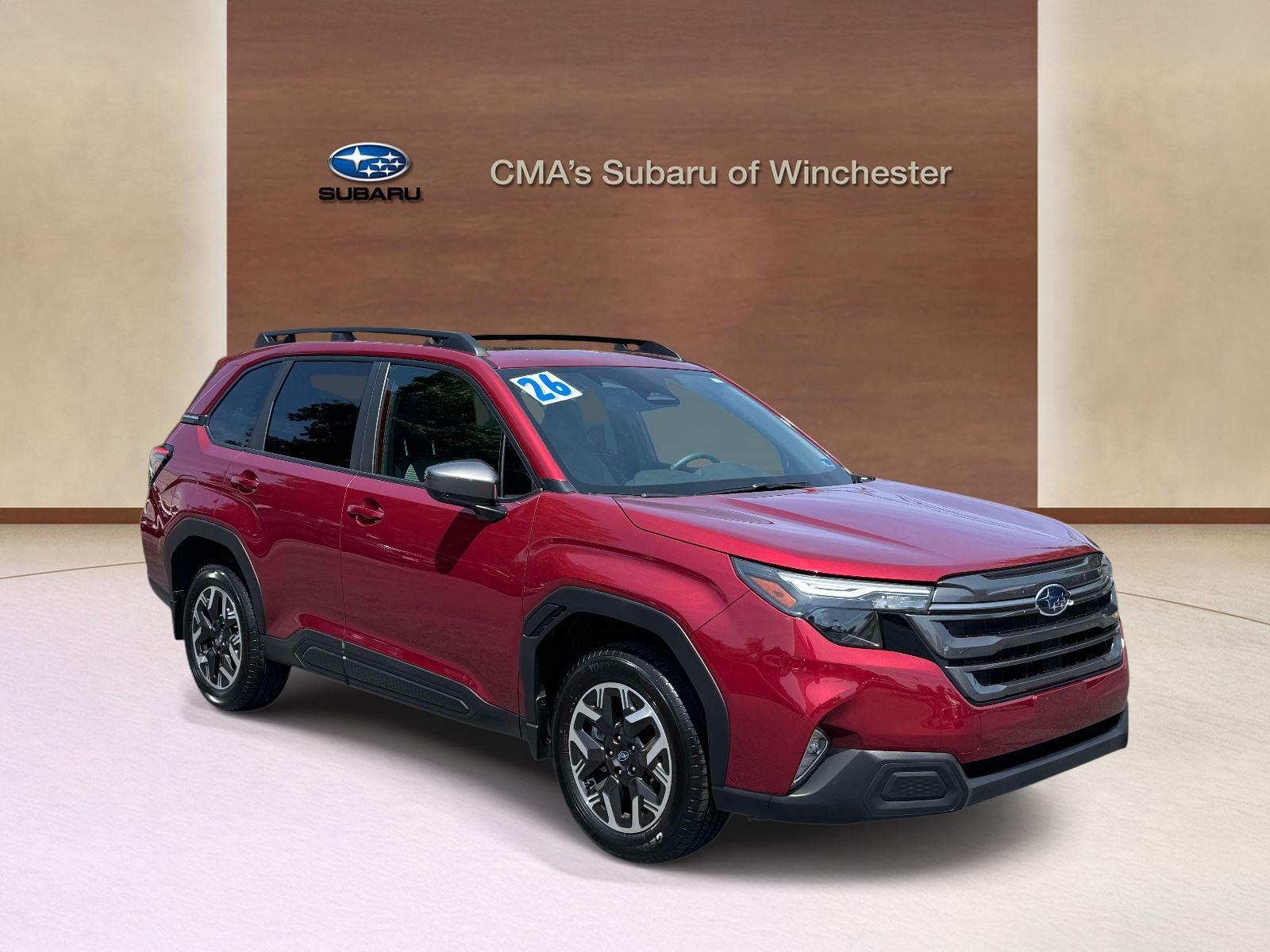 Crimson Red Pearl 2026 Subaru Forester SUV / Crossover All-Wheel Drive Continuously Variable Transmission