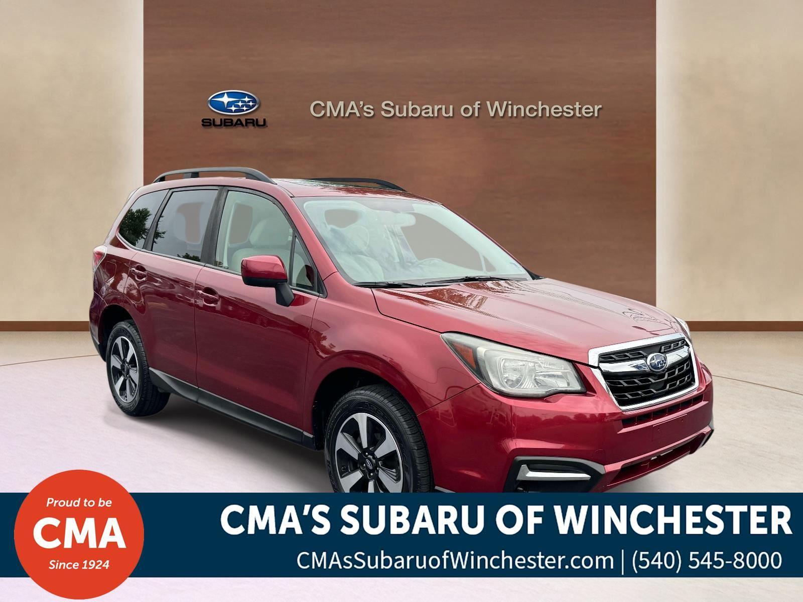 Venetian Red Pearl 2018 Subaru Forester SUV / Crossover All-Wheel Drive Continuously Variable Transmission