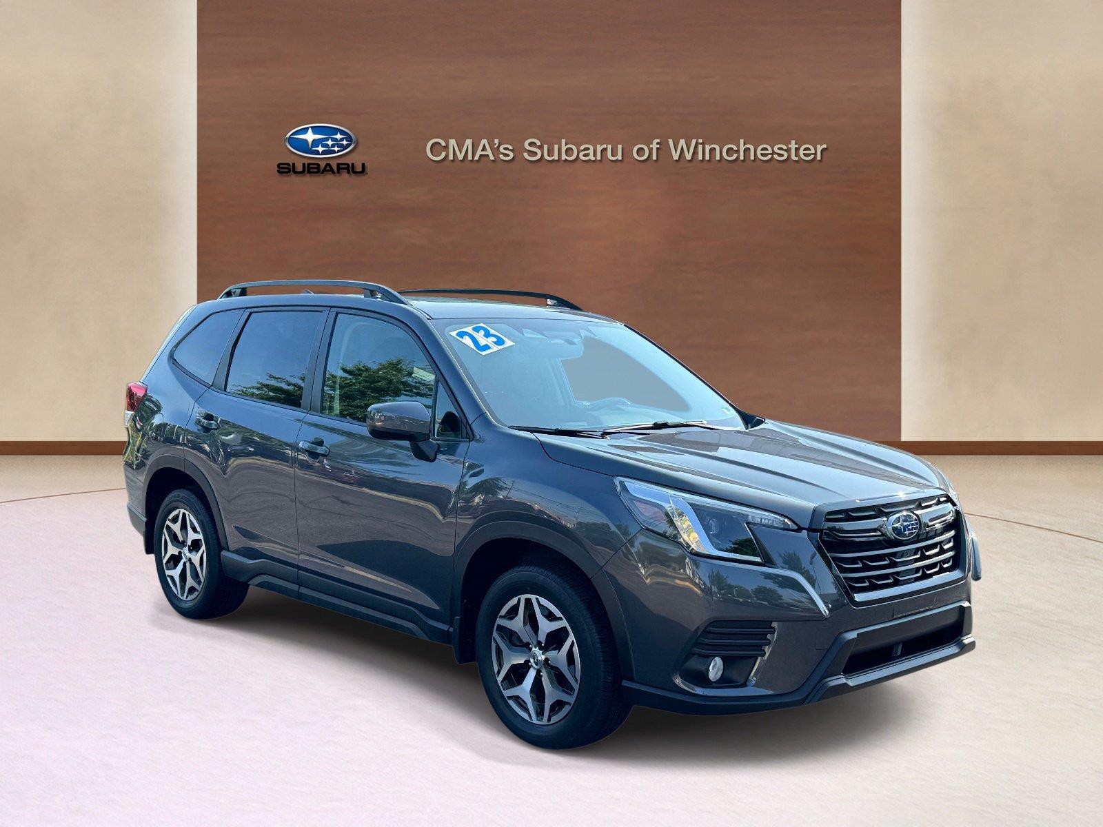 Magnetite Gray Metallic 2023 Subaru Forester SUV / Crossover All-Wheel Drive Continuously Variable Transmission