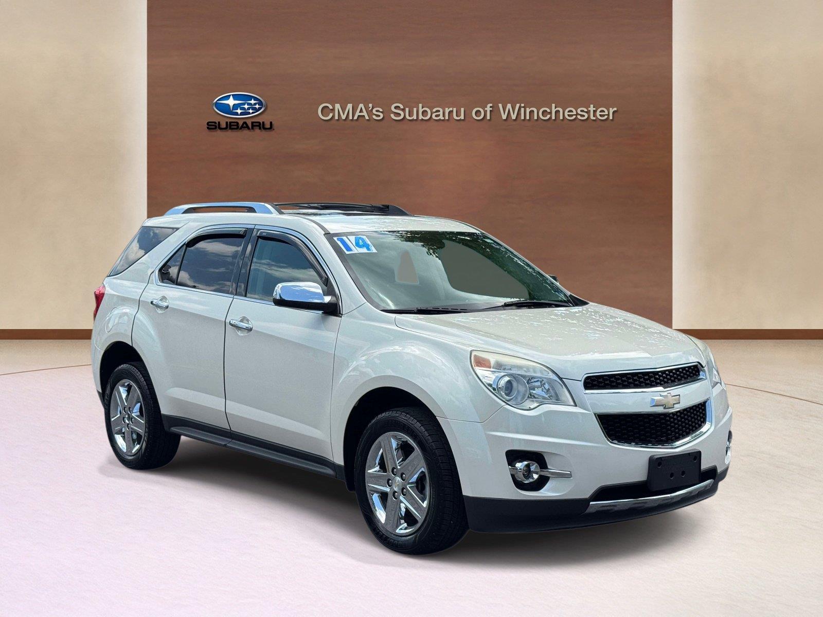 White Diamond Tricoat 2014 Chevrolet Equinox SUV / Crossover All-Wheel Drive 6-Speed Automatic Overdrive