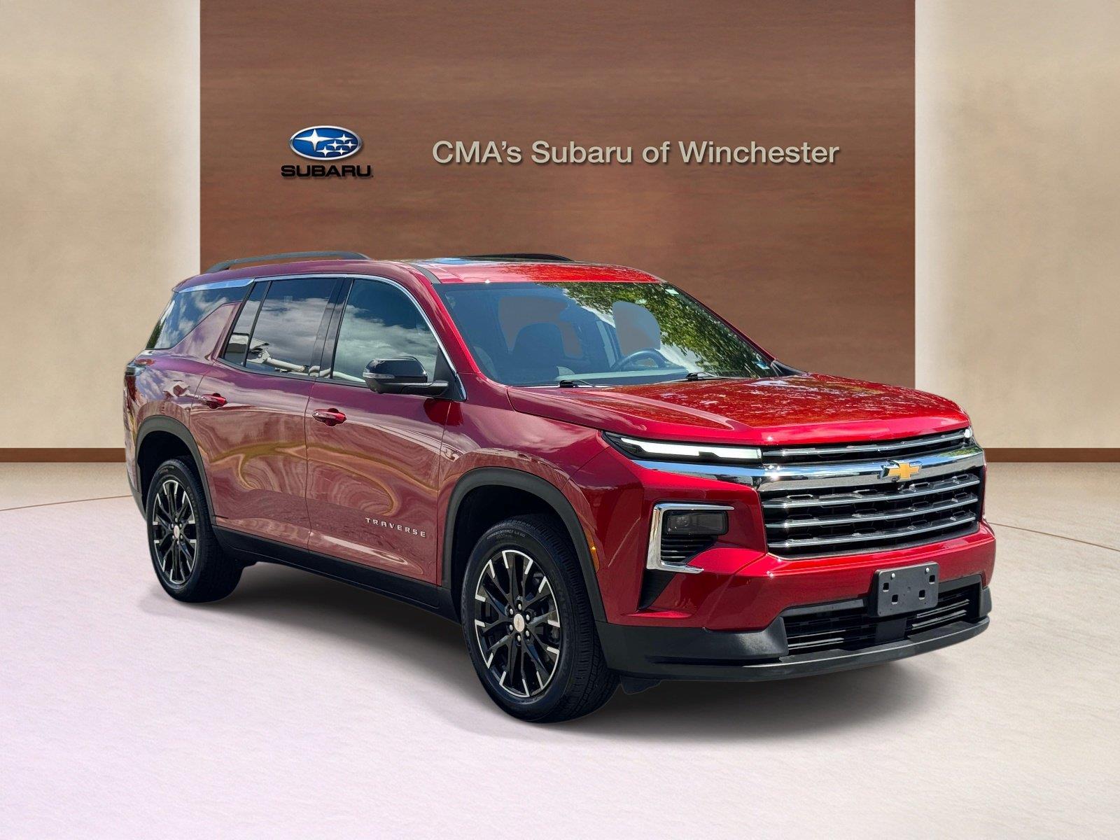 Radiant Red Tintcoat 2025 Chevrolet Traverse SUV / Crossover Four-Wheel Drive 8-Speed Automatic