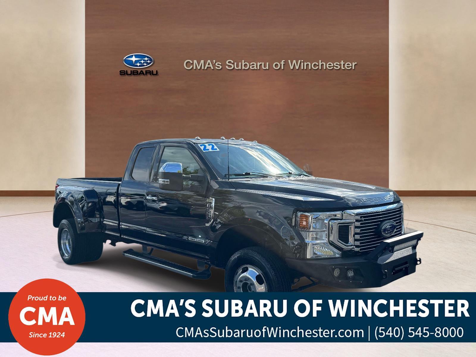 Agate Black 2022 Ford F-350 Super Duty Pickup Truck Four-Wheel Drive Automatic
