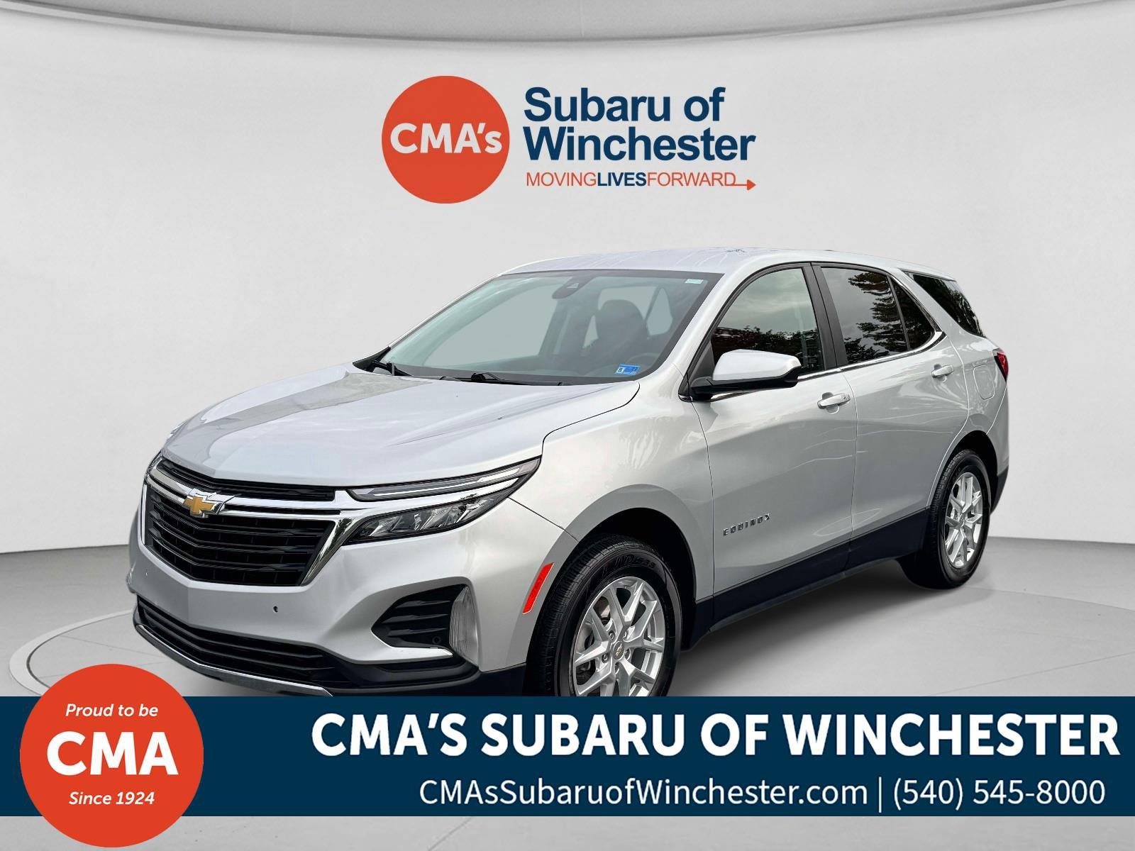 Silver Ice Metallic 2022 Chevrolet Equinox SUV / Crossover Four-Wheel Drive 6-Speed Automatic Overdrive