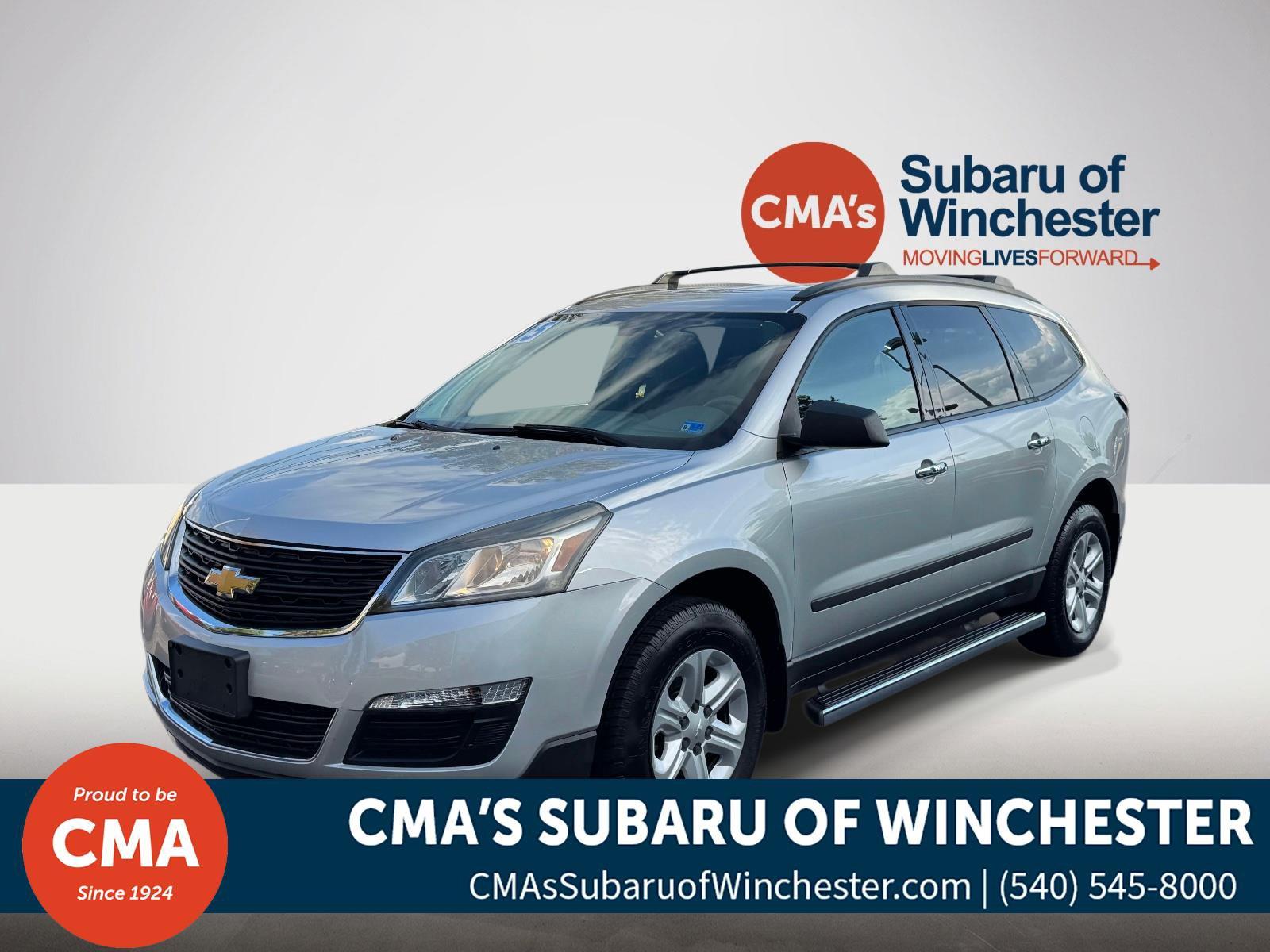 Silver Ice Metallic 2015 Chevrolet Traverse SUV / Crossover Front-Wheel Drive 6-Speed Automatic