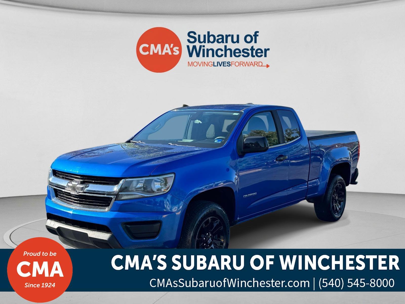 Kinetic Blue Metallic 2018 Chevrolet Colorado Pickup Truck Four-Wheel Drive 8-Speed Automatic