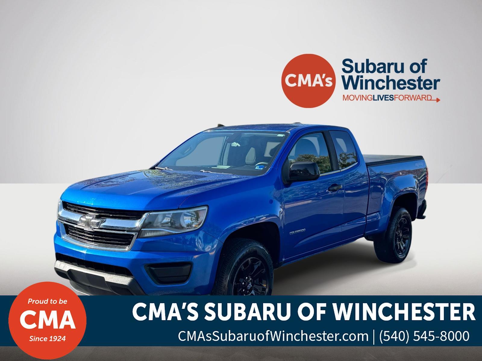 Kinetic Blue Metallic 2018 Chevrolet Colorado Pickup Truck Four-Wheel Drive 8-Speed Automatic