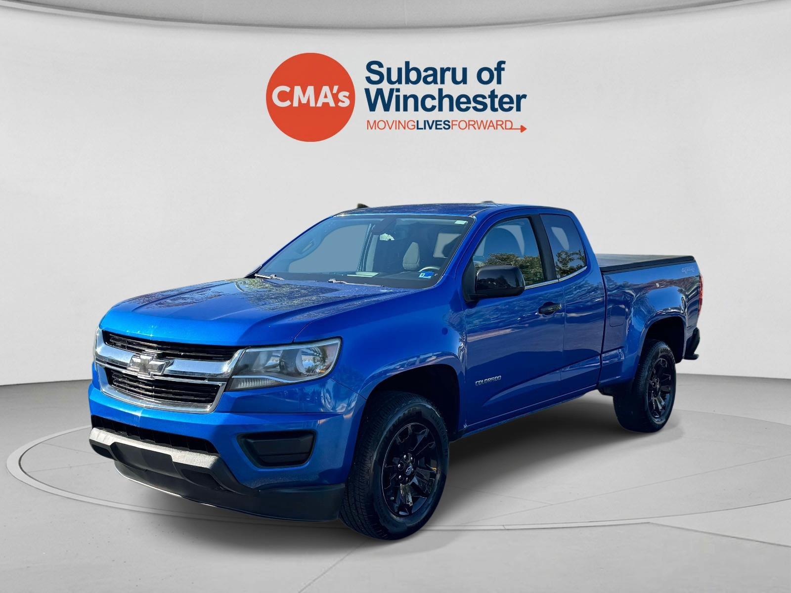 Kinetic Blue Metallic 2018 Chevrolet Colorado Pickup Truck Four-Wheel Drive 8-Speed Automatic