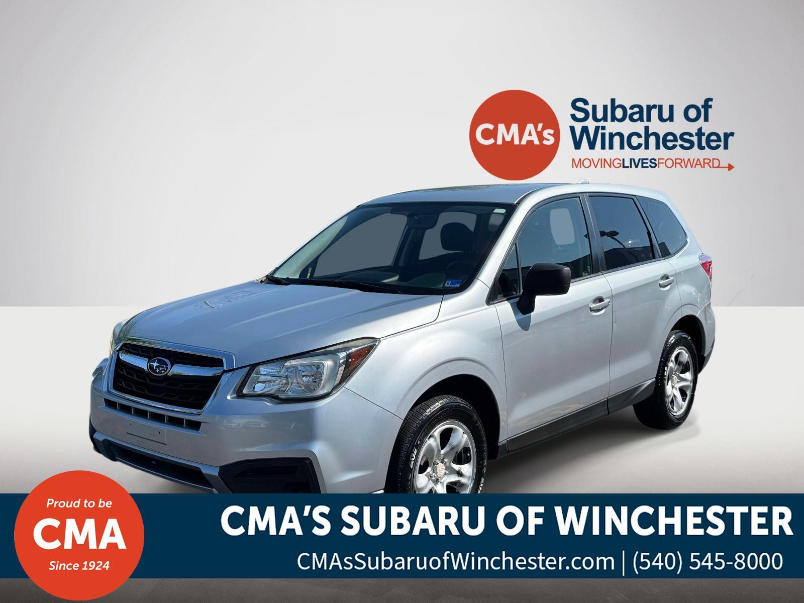Ice Silver Metallic 2017 Subaru Forester SUV / Crossover All-Wheel Drive Manual