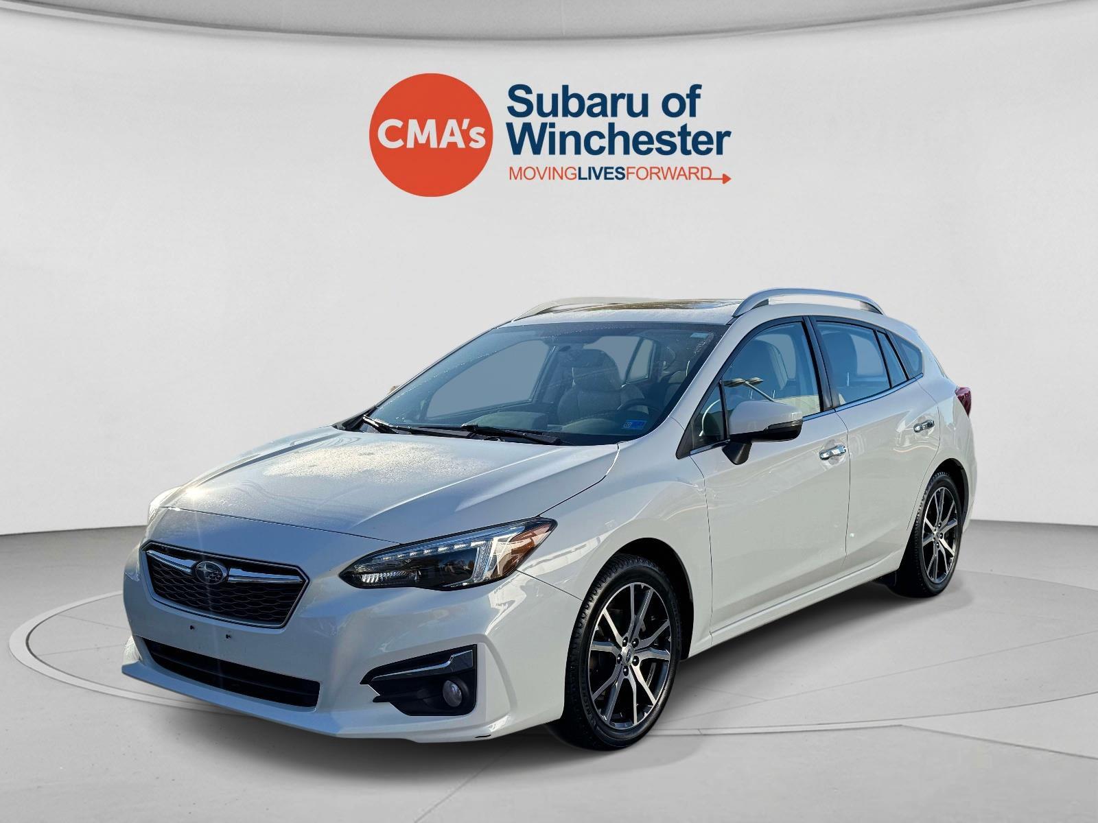 Crystal White Pearl 2017 Subaru Impreza Hatchback All-Wheel Drive Continuously Variable Transmission