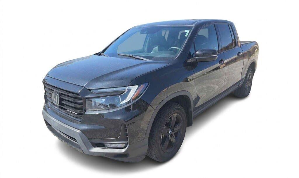 Crystal Black Pearl 2023 Honda Ridgeline Pickup Truck All-Wheel Drive Automatic