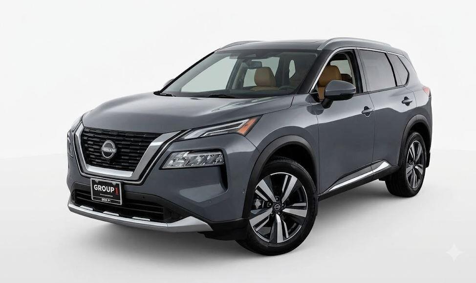 Boulder Gray Pearl 2023 Nissan Rogue SUV / Crossover Front-Wheel Drive Continuously Variable Transmission