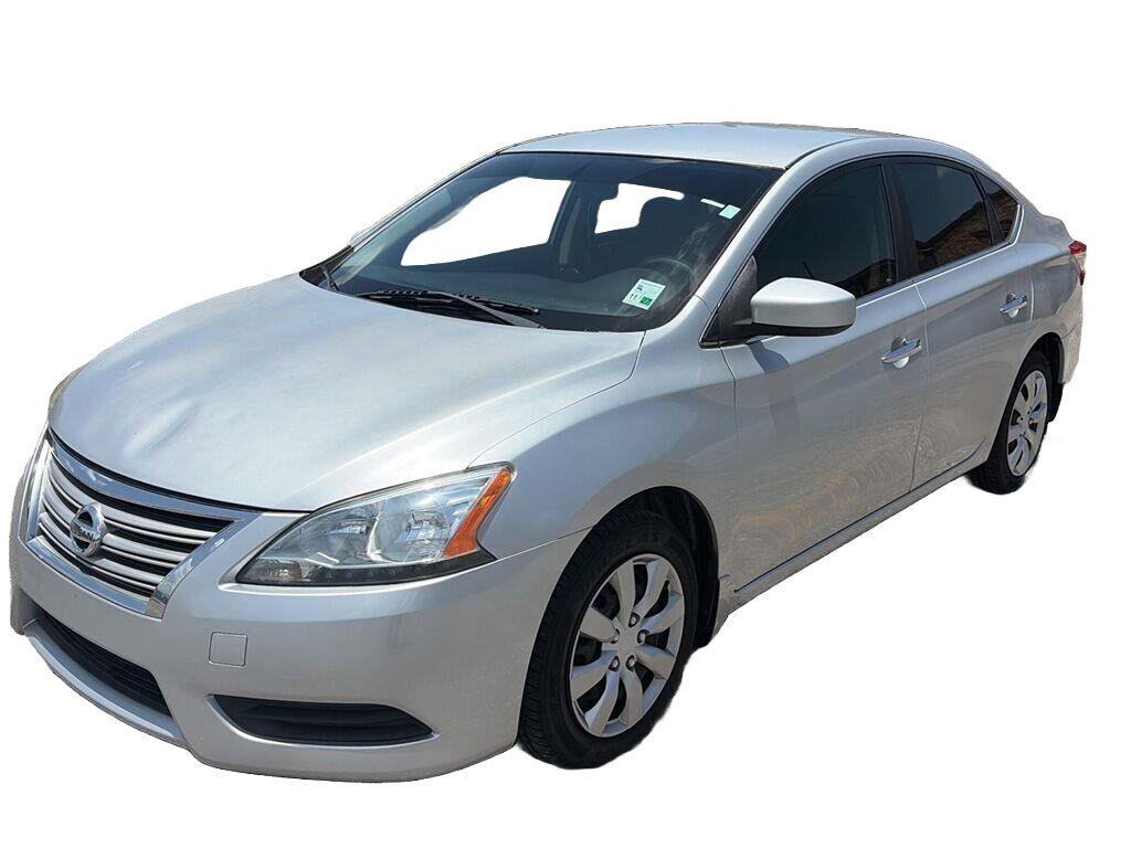 Brilliant Silver 2013 Nissan Sentra Sedan Front-Wheel Drive Continuously Variable Transmission