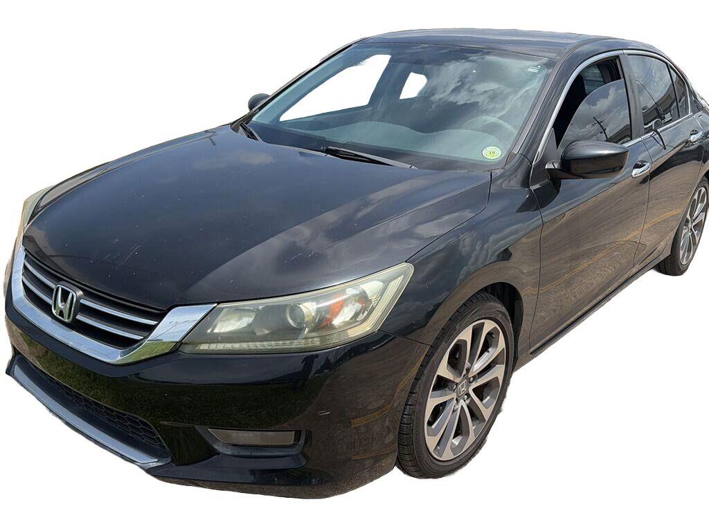 Crystal Black Pearl 2014 Honda Accord Sedan Front-Wheel Drive Continuously Variable Transmission