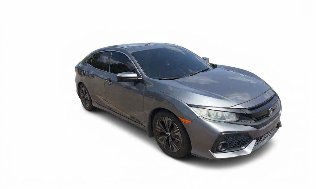 Polished Metal Metallic 2017 Honda Civic Hatchback Hatchback Front-Wheel Drive Continuously Variable Transmission