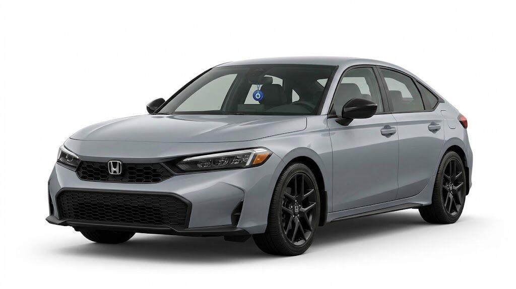 Urban Gray Pearl 2025 Honda Civic Hatchback Hatchback Front-Wheel Drive Continuously Variable Transmission