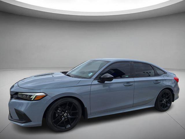 Sonic Gray Pearl 2024 Honda Civic Sport FWD Sedan Front-Wheel Drive 7-Speed CVT
