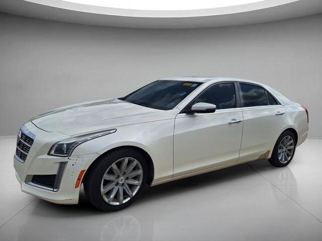 White Diamond Tricoat 2014 Cadillac CTS 2.0T Luxury RWD Sedan Rear-Wheel Drive 6-Speed Automatic