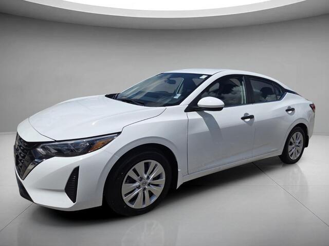 White (Fresh Powder) 2025 Nissan Sentra Sedan Front-Wheel Drive Continuously Variable Transmission