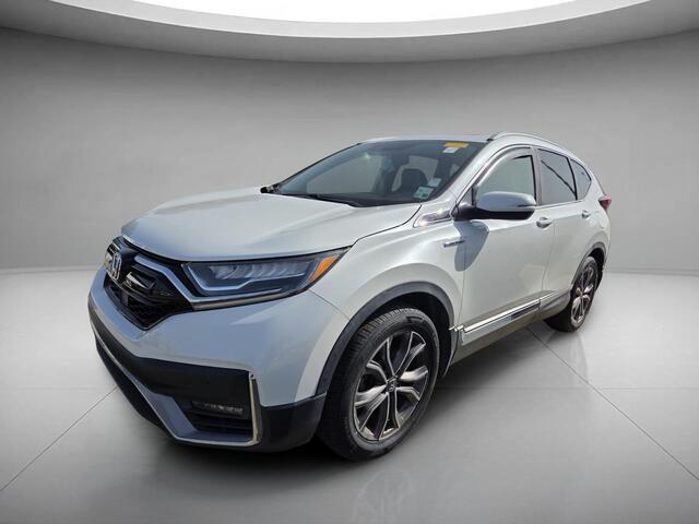 Platinum White Pearl 2021 Honda CR-V Hybrid SUV / Crossover All-Wheel Drive 1-Speed Dual Clutch