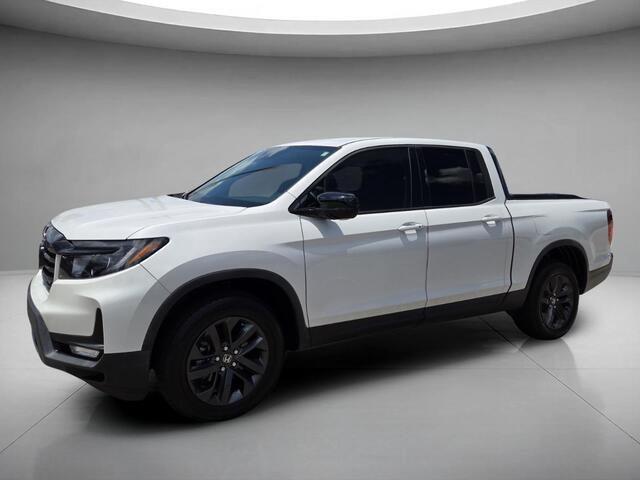 Platinum White Pearl 2023 Honda Ridgeline Pickup Truck All-Wheel Drive 9-Speed Automatic