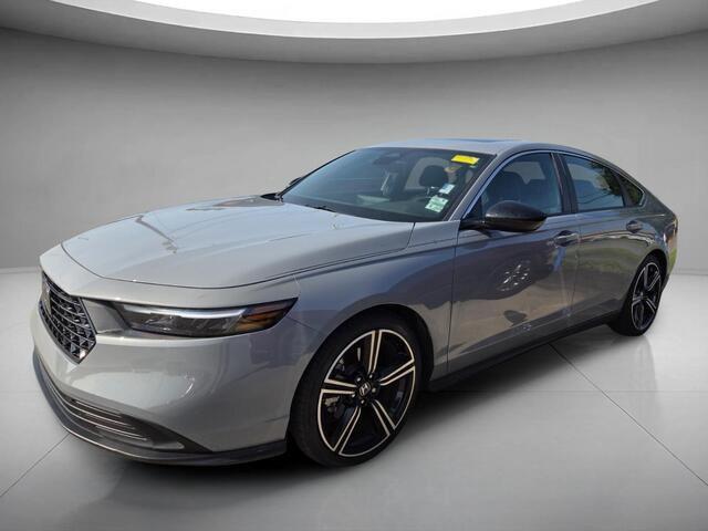 Urban Gray Pearl 2024 Honda Accord Hybrid Sedan Front-Wheel Drive Continuously Variable Transmission