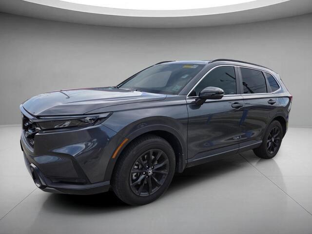 Meteorite Gray Metallic 2025 Honda CR-V Hybrid SUV / Crossover All-Wheel Drive 1-Speed Dual Clutch