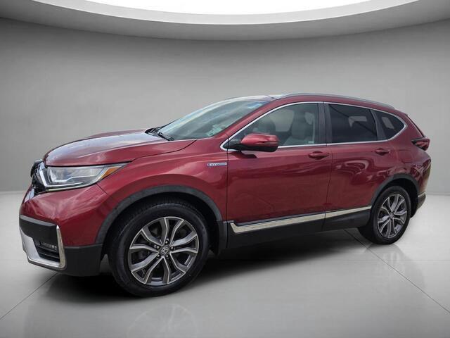 Radiant Red Metallic 2021 Honda CR-V Hybrid SUV / Crossover All-Wheel Drive 1-Speed Dual Clutch