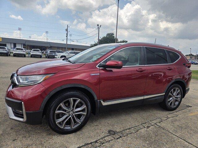 Radiant Red Metallic 2021 Honda CR-V Hybrid SUV / Crossover All-Wheel Drive 1-Speed Dual Clutch