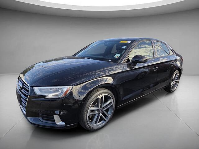 Brilliant Black 2018 Audi A3 Sedan Front-Wheel Drive Automatic