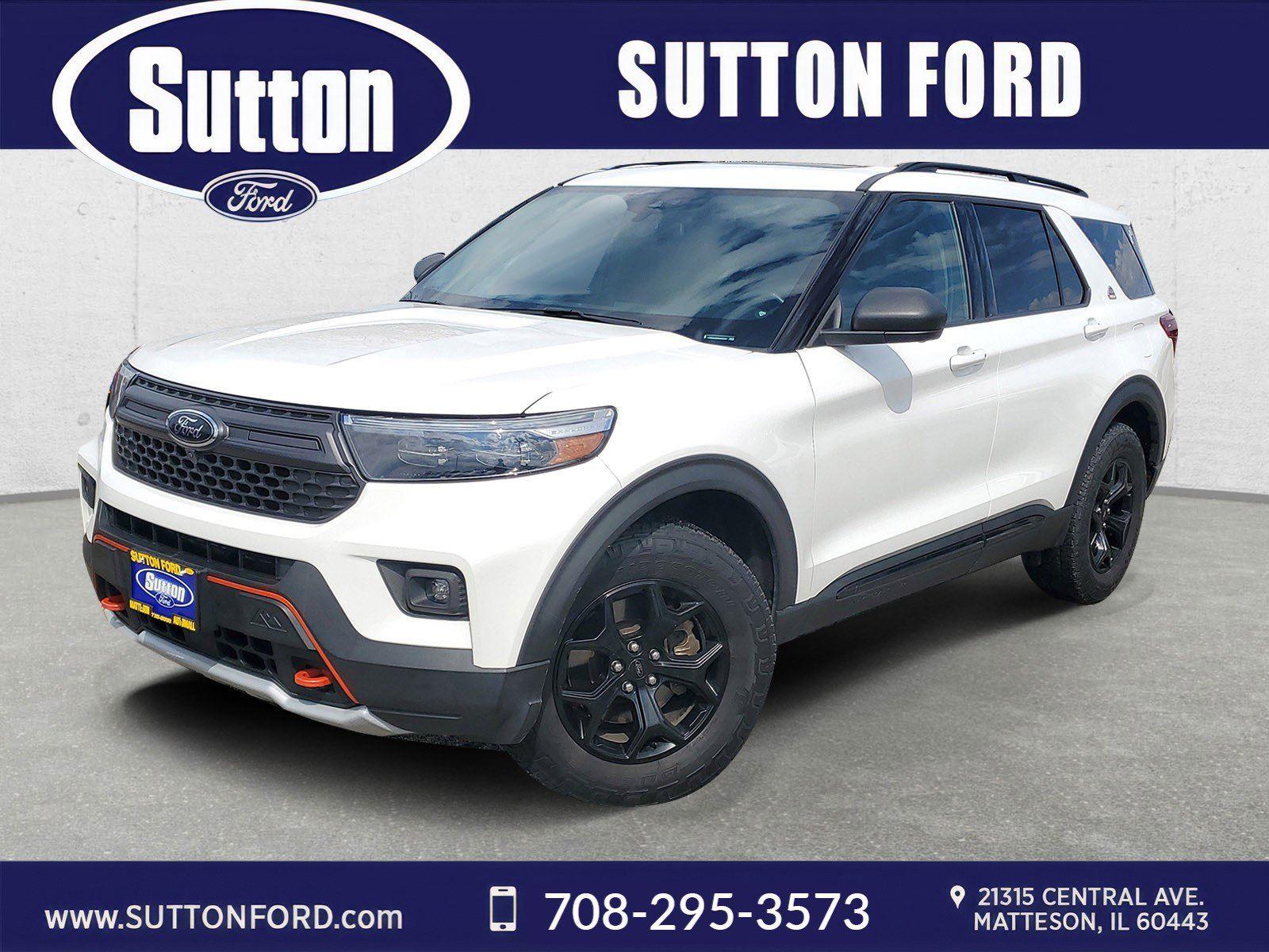 Star White Metallic Tri-Coat 2022 Ford Explorer Timberline AWD SUV / Crossover All-Wheel Drive Automatic