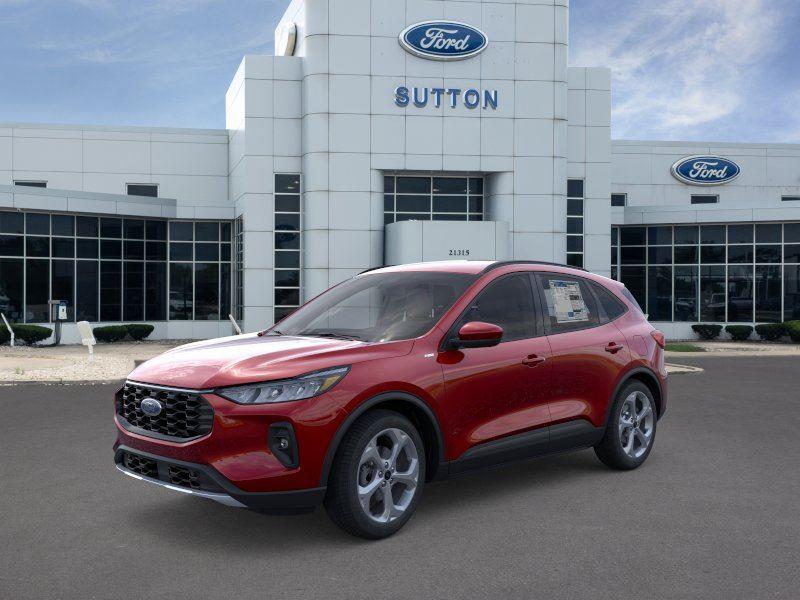 Rapid Red Metallic Tinted Clearcoat 2026 Ford Escape Hybrid ST-Line Select AWD SUV / Crossover All-Wheel Drive Continuously Variable Transmission