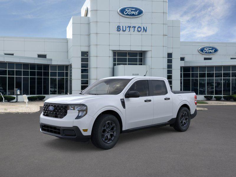 White 2026 Ford Maverick XLT SuperCrew AWD Pickup Truck All-Wheel Drive Continuously Variable Transmission
