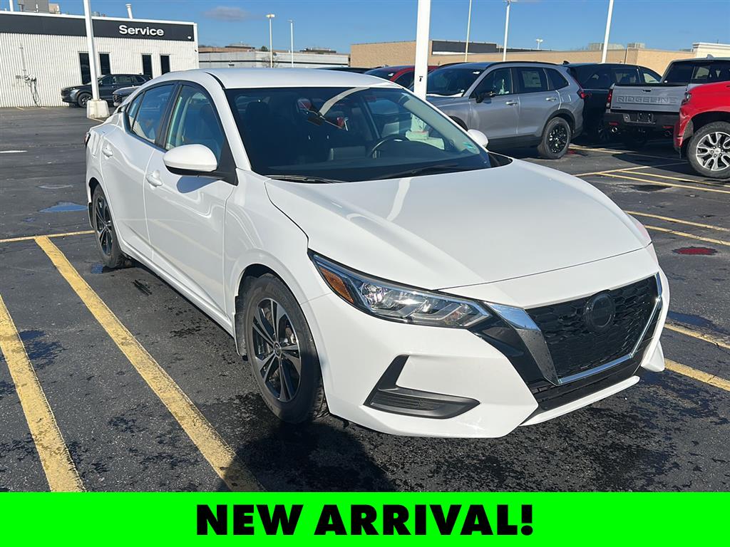 White (Fresh Powder) 2023 Nissan Sentra SV FWD Sedan Front-Wheel Drive Continuously Variable Transmission