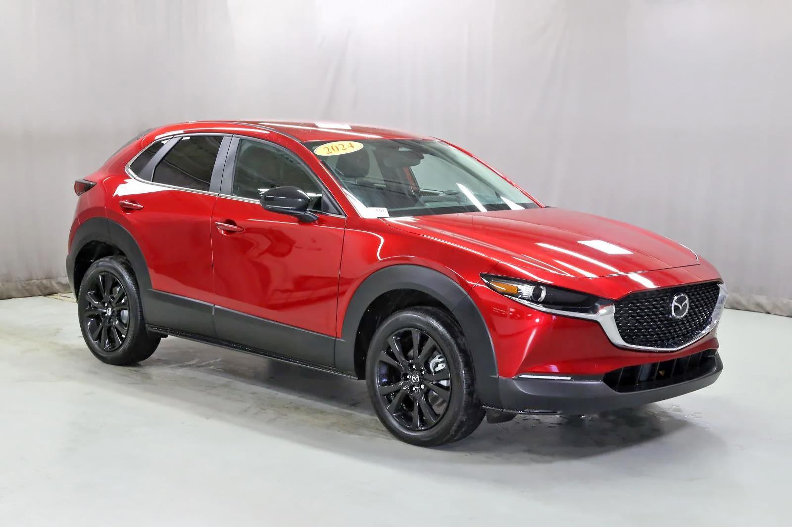 Soul Red Crystal Metallic 2024 Mazda CX-30 2.5 S Select Sport AWD SUV / Crossover All-Wheel Drive Automatic