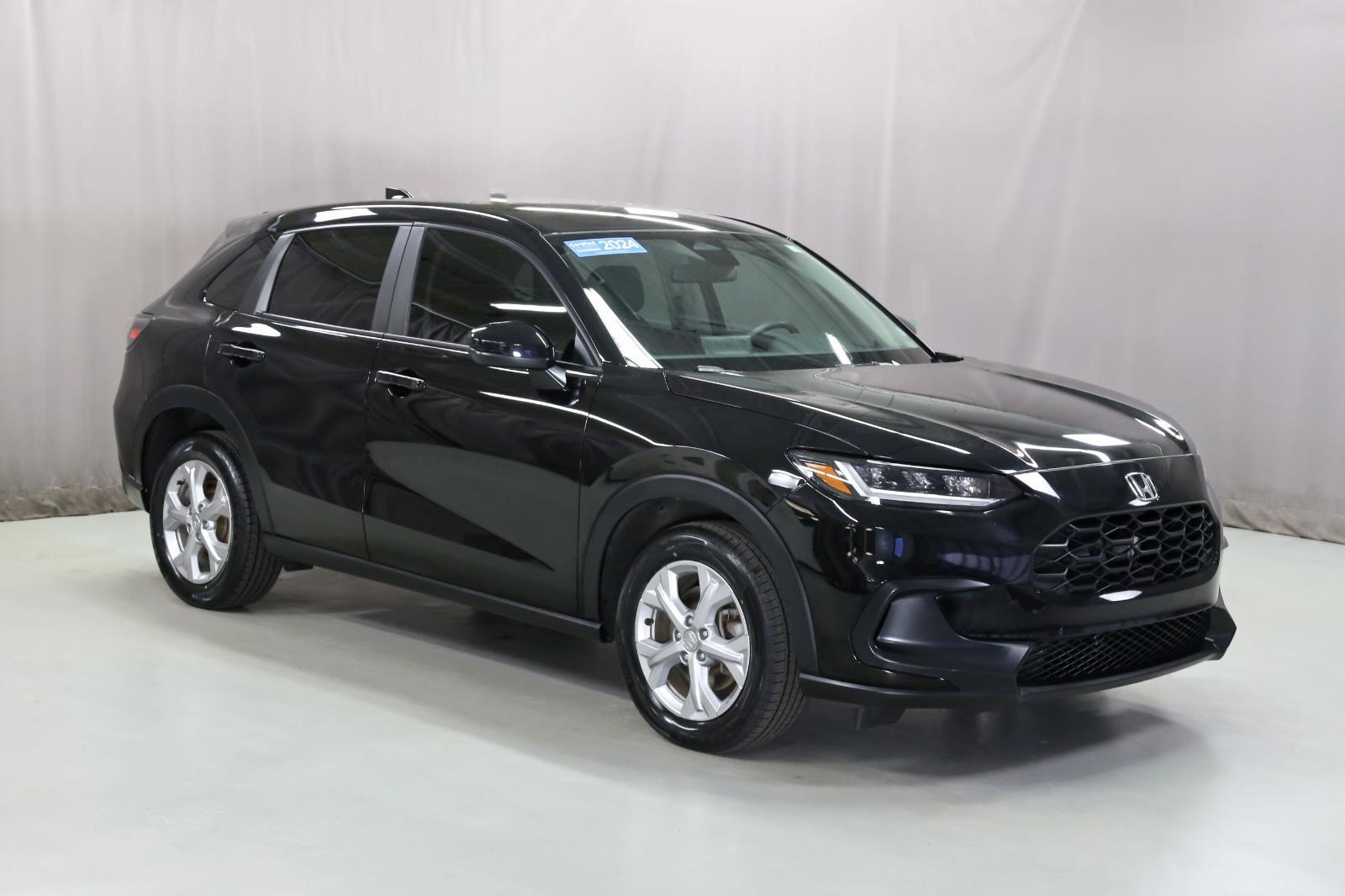Crystal Black Pearl 2024 Honda HR-V LX AWD SUV / Crossover All-Wheel Drive Continuously Variable Transmission