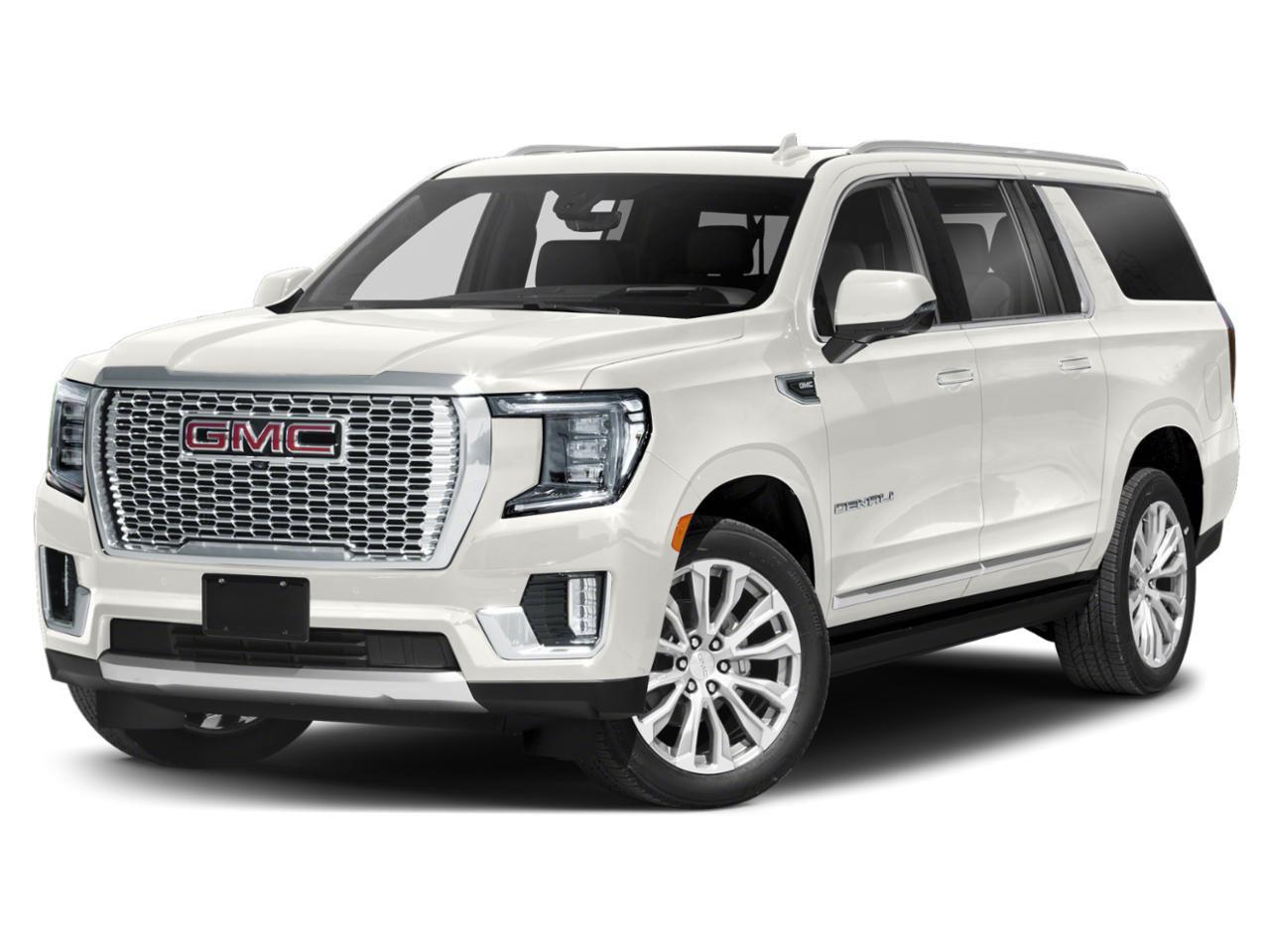White Frost Tricoat 2022 GMC Yukon XL SUV / Crossover Four-Wheel Drive Automatic
