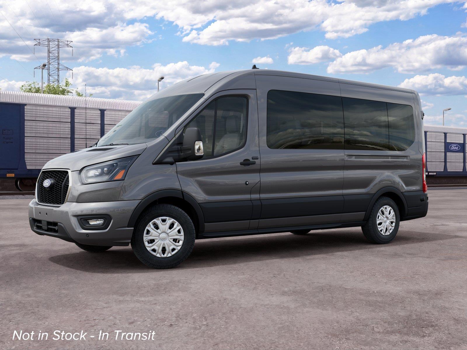 Carbonized Gray 2027 Ford Transit Passenger Van Rear-Wheel Drive Automatic