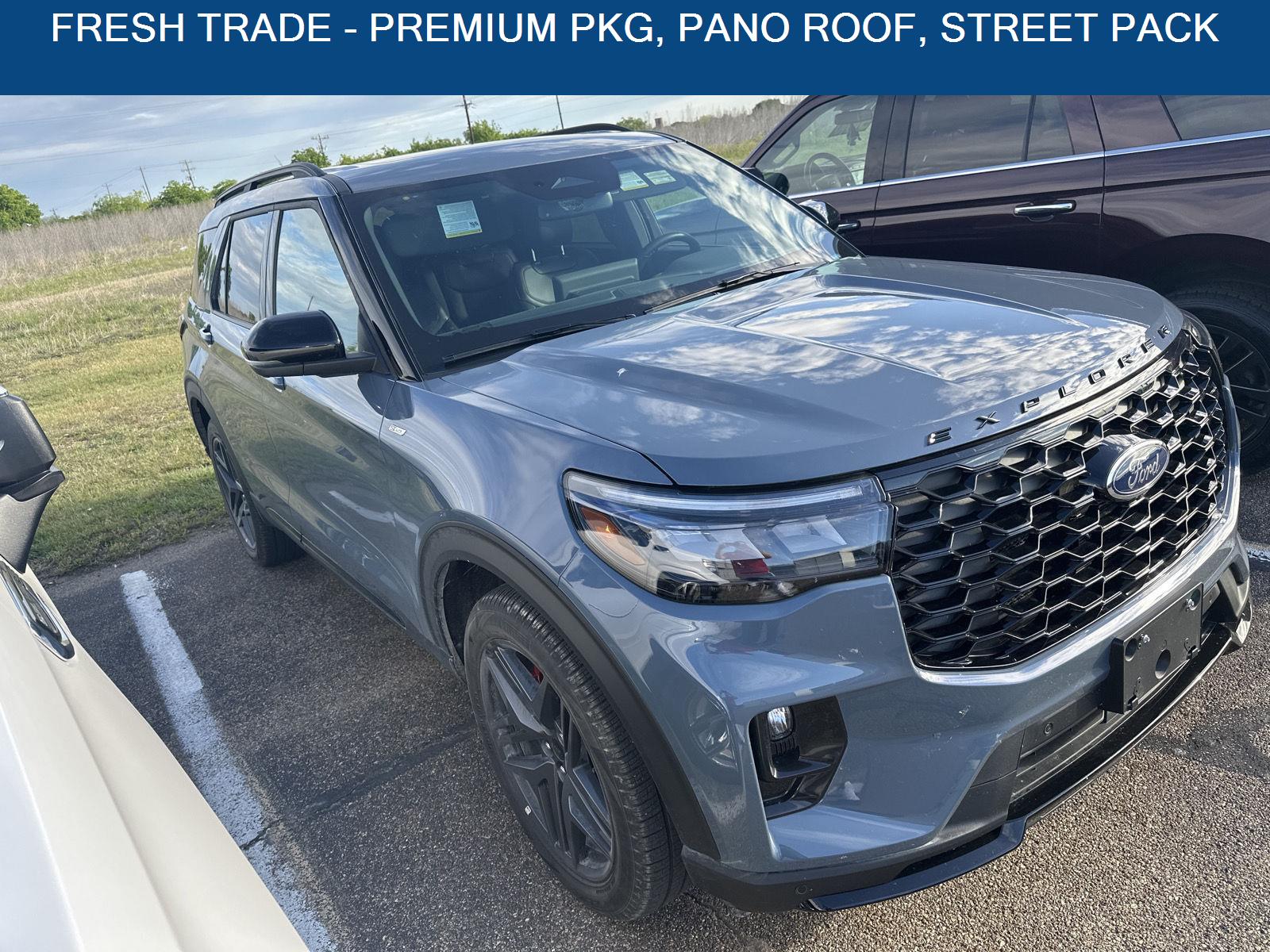 Vapor Blue Metallic 2025 Ford Explorer ST-Line AWD SUV / Crossover All-Wheel Drive 10-Speed Automatic