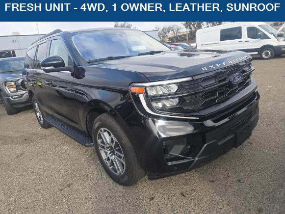 Agate Black Metallic 2025 Ford Expedition Active 4WD SUV / Crossover Four-Wheel Drive 10-Speed Automatic