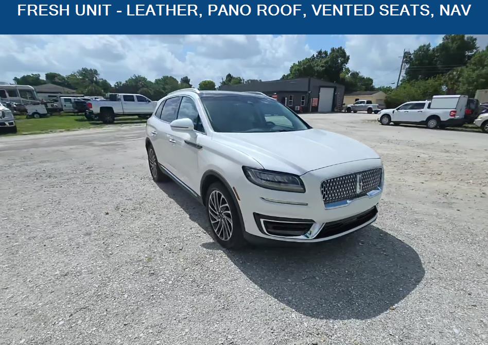 White Platinum Metallic Tri-Coat 2019 Lincoln Nautilus Reserve FWD SUV / Crossover Front-Wheel Drive 8-Speed Automatic