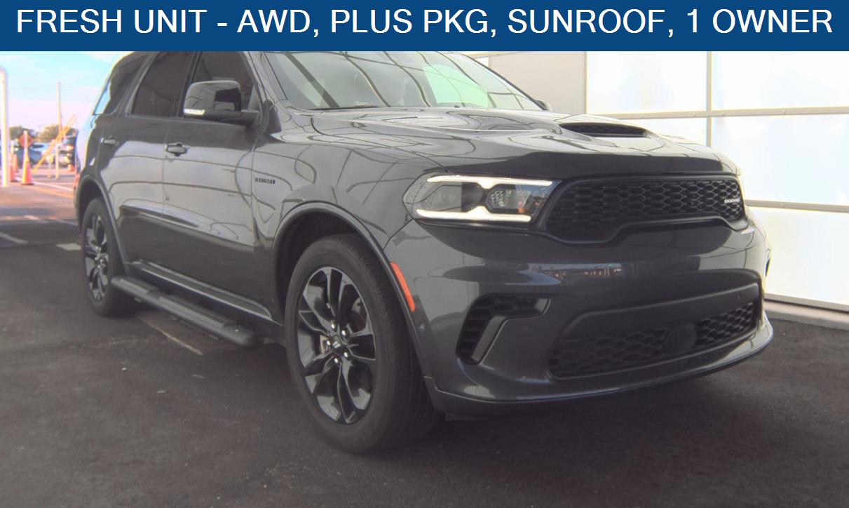 Vapor Gray 2025 Dodge Durango R/T Plus AWD SUV / Crossover All-Wheel Drive 8-Speed Automatic