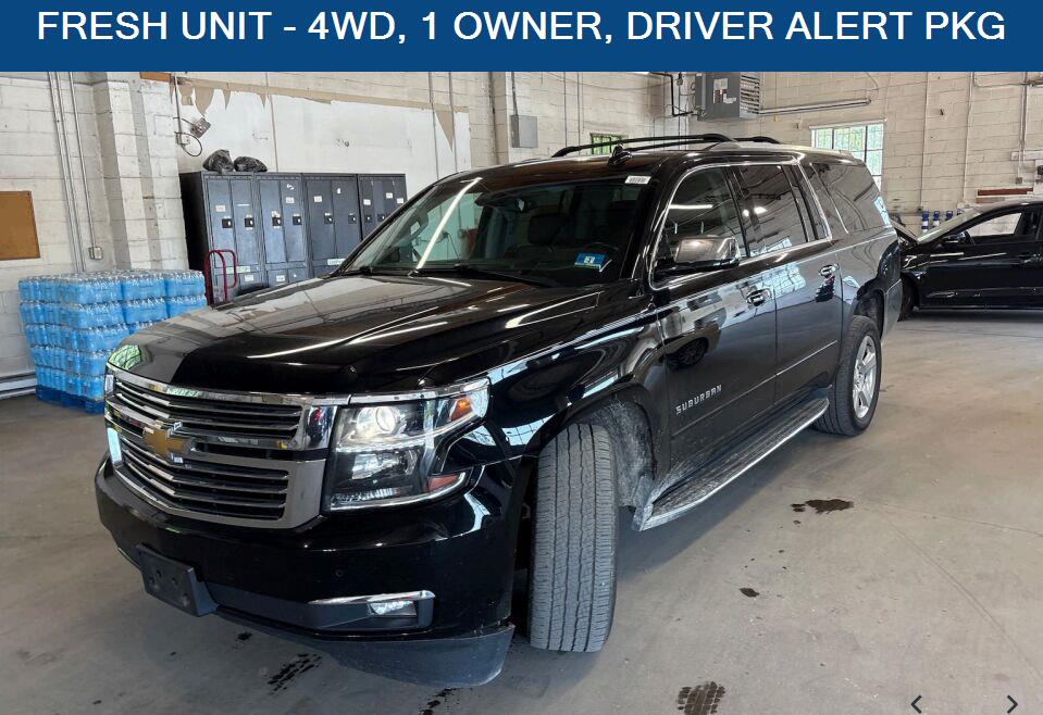Black 2020 Chevrolet Suburban SUV / Crossover Four-Wheel Drive 6-Speed Automatic