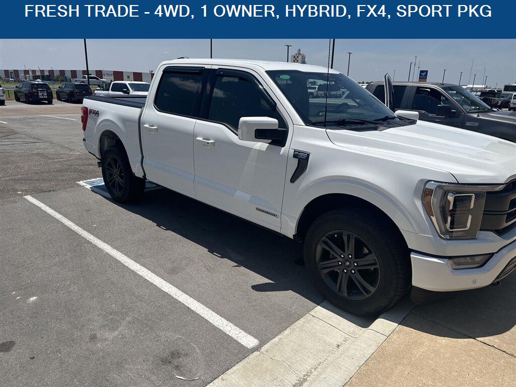 Star White Metallic Tri-Coat 2023 Ford F-150 Pickup Truck Four-Wheel Drive 10-Speed Automatic