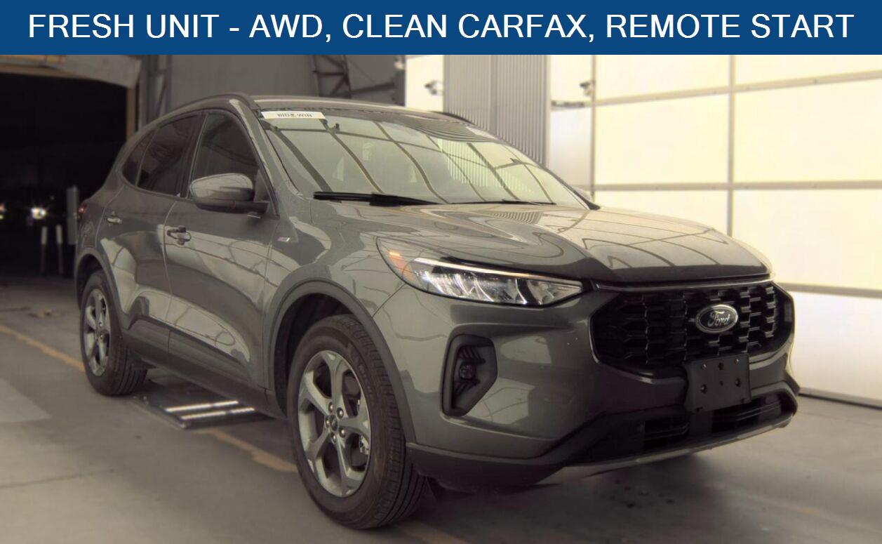 Carbonized Gray Metallic 2025 Ford Escape SUV / Crossover All-Wheel Drive Continuously Variable Transmission